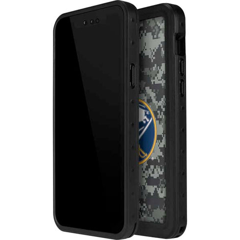 NHL Buffalo Sabres Camo iPhone 15 Plus Waterproof Case